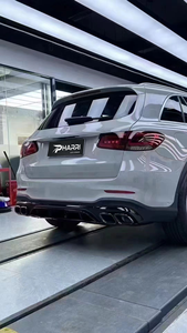 Kit d'Amélioration Esthétique Automobile Personnalisé pour <span class=keywords><strong>Mercedes</strong></span> Benz X253 GLC 2020-2023 - Mise à Niveau vers GLC63 avec Calandre et Pare-chocs Avant et Arrière - Product Image 6