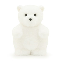 Peluche courte en coton PP, authentique, mignonne et douce, en forme de pingouin bébé ou d'ours polaire, coussin de confort pour enfants, taille unisexe réglable