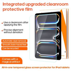 Pellicola Protettiva per Schermo <span class=keywords><strong>iPad</strong></span> <span class=keywords><strong>Apple</strong></span> Tablet 13 pollici, 12.9 pollici, <span class=keywords><strong>11</strong></span> pollici, 10.9 pollici, 10.5 pollici, Mini 8.3, Alta Definizione, Antipolvere, Antigraffio - Product Image 2