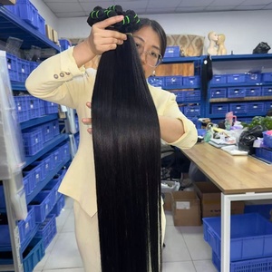 Bán Buôn Nhà Tài Trợ Duy Nhất Việt Nam Xương Thẳng Dệt Tóc Thô Miến Điện Bó, Nguyên Liệu Campuchia Tóc Chưa Qua Chế Biến Ấn Độ Tóc Số Lượng Lớn - Product Image 1