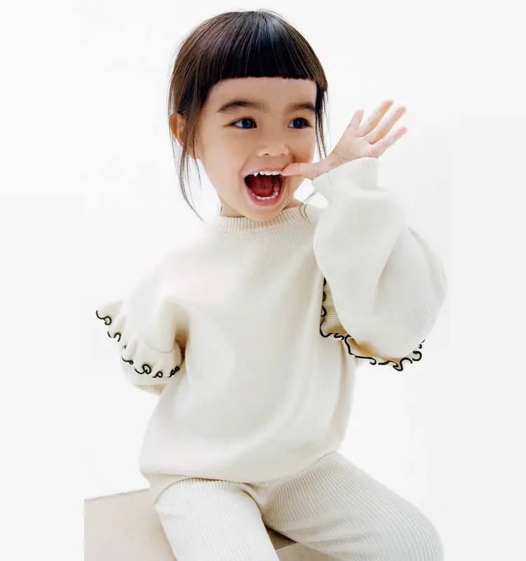 OEM and Wholesale Kids Baby Sweaters Knitted Pullover Autumn Winter baby girl Sweater