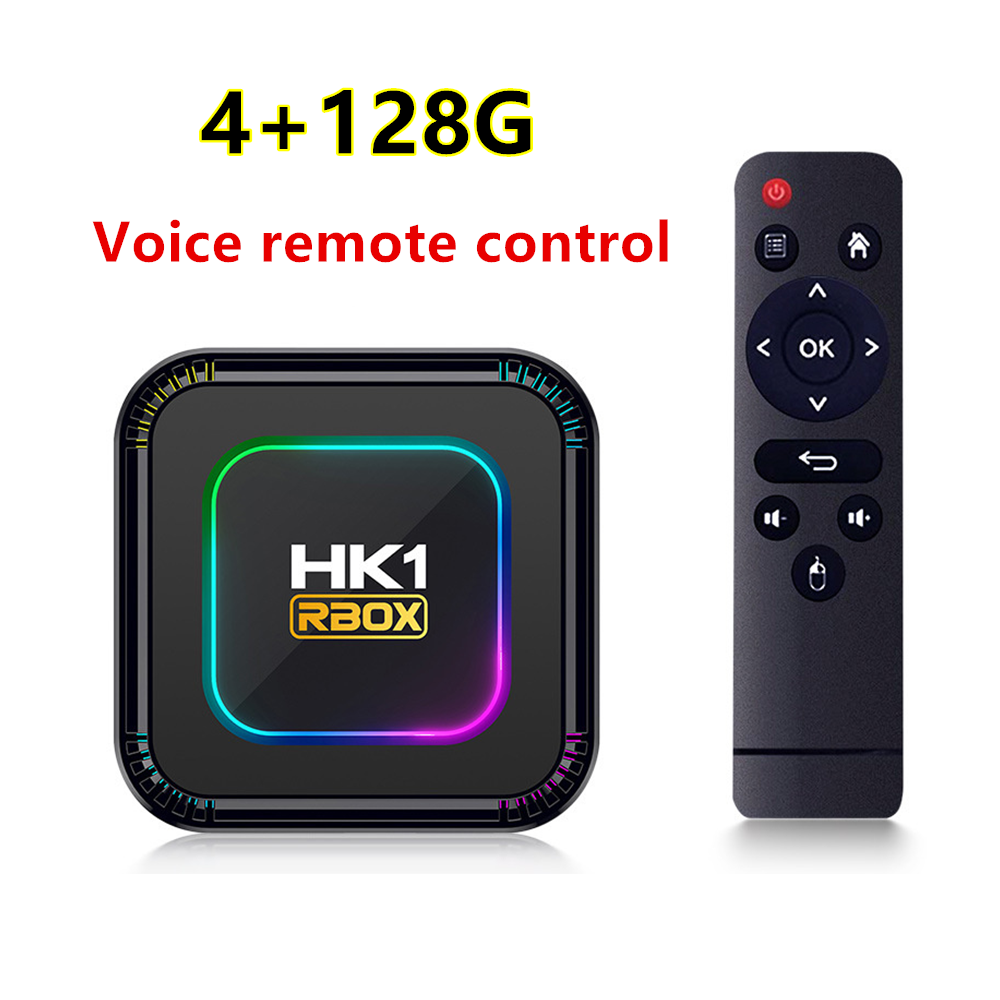 สีดำ 4+128GB รีโมทคอนโทรลด้วยเสียง