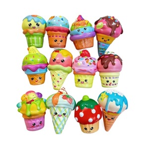 Pu Ice Cream Squeeze Toys For Kids 2 4 Years Unisex Stress Relief Toy Soft <b>Squishy</b> Playset - Product Image 5