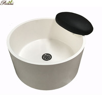PronneBeauty Offre Spéciale Luxe Foot Spa Noir whirlpool Spa Pédicure Évier Bol Avec Jet