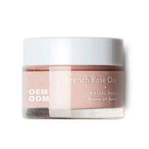 Masque facial en argile <span class=keywords><strong>de</strong></span> rose française à base <span class=keywords><strong>de</strong></span> plantes, format voyage, pour minimiser les pores et lutter contre le vieillissement <span class=keywords><strong>de</strong></span> la peau, marque privée OEM ODM - Product Image 1