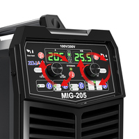 ZOJAN MIG-205 Nouvelle machine à souder portable multi-sécurité 7-en-1 100/200V 20-160A Multi-tension Multi-courant Personnalisable