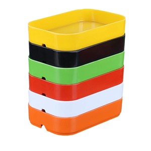 Hot pot restaurant skewers <b>display</b> <b>case</b> with side dish trays, self-service barbecue preparation trays, rectangular - Product Image 3