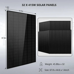 ชุดโซลาร์เซลล์ออฟกริด SunGoldPower SGR-16K25E 16 กิโลวัตต์ พร้อมแบตเตอรี่ลิเธียม Lifepo4 25.6 กิโลวัตต์ชั่วโมง แผงโซลาร์เซลล์ 32 แผง ขนาด 415 วัตต์ 48 โวลต์ดีซี 120/240 โวลต์ สามเฟส SGR - Product Image 4