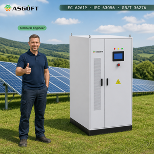 Sistema de Almacenamiento de Energía con Batería Todo en Uno ASGOFT 258kWh 125kW C&I ESS con BMS PCS EMS, Gabinete de Almacenamiento de Energía Comercial - Product Image 1