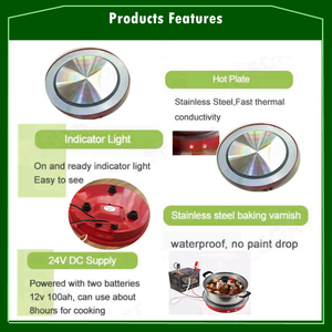 Four <span class=keywords><strong>solaire</strong></span> 24V DC à prix avantageux, <span class=keywords><strong>cuisson</strong></span> rapide, technologie à induction pour une utilisation domestique, pour la cuisine à domicile - Product Image 5