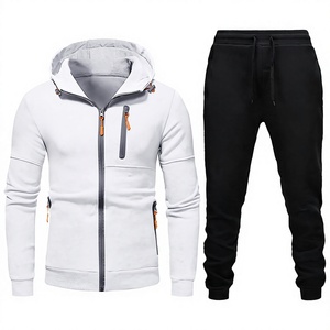Costume deux pièces pour homme, pantalon et veste en velours côtelé réversible uni, manches longues, décontracté, printemps et automne - Product Image 4