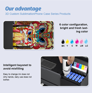 Zyjj A4 3D thăng hoa máy in cho trường hợp điện thoại cho DIY Máy tính để bàn kinh doanh nhỏ tự động cấp với 1 năm bảo hành - Product Image 5