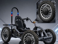 Go-Kart Eléctrico Todoterreno 4x4 de 8000W y 60V para Adultos