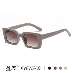 Yingtai Eyewear Square <b>Sunglasses</b> PC Frame UV400 Protection Unisex Fashion Style - Product Image 3