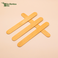 Bâtonnets de crème glacée en bambou de 114 mm de longueur, prix compétitif, vente en gros, bâtonnets de crème glacée sans éclats pour les fabricants de desserts en vrac