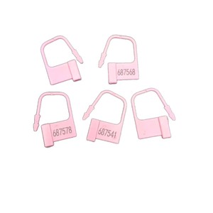 One-Time Coded Lock Plastic Snap Ring Concealed Security <b>Seal</b> For Pass Check - Product Image 5