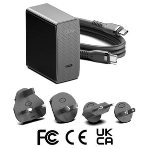 Smart GaN Charger USB-C PD100 W Power Adapter for Laptop Audio <strong>Speaker</strong> Mini <strong>PC</strong> POS Electric Tools Drones Docking Stations - Product Image 2