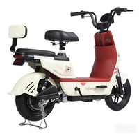 Scooter électrique personnalisé, 48V 350W, avec siège arrière pour passager, prix bas