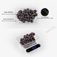 Blister en plastique jetable PET palette d'emballage frais plateau personnaliser fruits légumes plateau conteneur