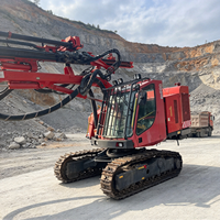 Foreuse à percussion sur chenilles d'occasion en bon état, puissance 168 kW, modèle DX800, pour le forage en exploitation minière en ciel ouvert et le dynamitage de roches dures