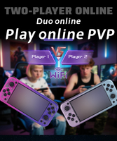 Consola de Juegos Portátil G50V, Joystick 3D Dual, Pantalla HD de 5 Pulgadas, Inalámbrica, Dos Jugadores, 3000 mAh, Salida de TV, Consola de Juegos Retro de Bolsillo
