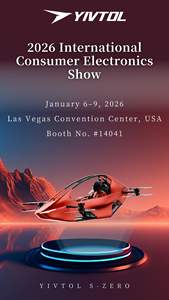 YIVTOL EVTOL Aeronave Tripulada de Tamaño Pequeño, Fácil de Operar, 1 Asiento con Rendimiento de Vuelo Estable, Despegue y Aterrizaje Vertical VTOL - Product Image 6