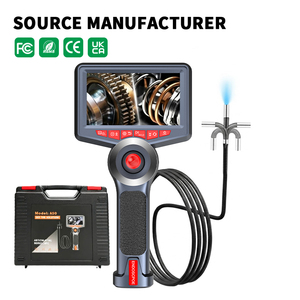 Caméra d'inspection endoscopique articulée à 4 voies, 4,5 pouces HD, pour réparation automobile, orientable à 360° ° Boroscope articulé industriel - Product Image 2