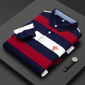 <span class=keywords><strong>Polo</strong></span> a Maniche Lunghe da <span class=keywords><strong>Uomo</strong></span> in Cotone 100% di Alta Qualità con Ricamo RL, Casual Business # RL - Product Image 4