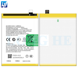 Batterie de téléphone portable rechargeable haute capacité BLP909 pour OPPO <span class=keywords><strong>Realme9</strong></span> 5G/RMX3474 - Product Image 3