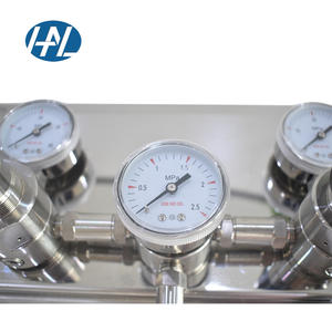 Regulador de presión de <span class=keywords><strong>gas</strong></span> de laboratorio de acero inoxidable con panel de control neumático Panel de sistema de colector de fluido - Product Image 6