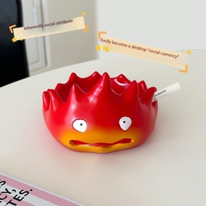 Asbak Kecil Grosir untuk Dekorasi Rumah, Hiasan Meja Kreatif dengan Tutup Anti Debu dan Serangga - Product Image 3