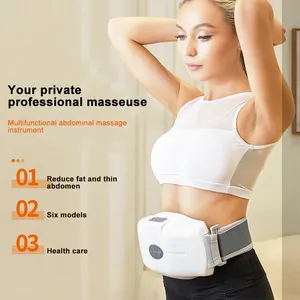 3d chaleur ventre wrap impulsion abdominale taille corps avec vibration massage façonnage minceur mince ceinture soins infirmiers masseur machine