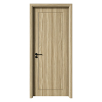 Porte coupe-feu UL 10B, 60 minutes, en bois, pour couloir intérieur d'hôtel, insonorisée, avec ferme-porte dissimulé