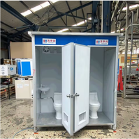 Cabine de toilettes portable Lizheng en acier coloré pour les chantiers de construction, le camping et les événements