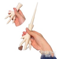 Lame extensible imprimée en 3D en forme de jambe de poulet, lecteur de doigts, jouet de farce, décoration de bureau amusante