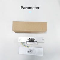 Serrure de porte électrique à distance réglable en alliage d'aluminium durable DC12V/DC24V pour système de contrôle d'accès