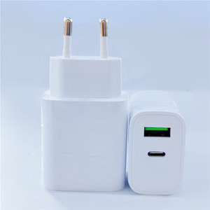 EU chúng tôi cắm loại C sạc 20W PD QC3.0 kép USB C điện thoại di động nhanh tường sạc cho <span class=keywords><strong>iPhone</strong></span> 14 13 12 11 Pro Max - Product Image 6