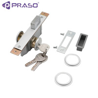 Serrure de porte coulissante à double ouverture en aluminium de conception moderne corps mortaise accessoires de quincaillerie sécurité profilé métallique vis de verrouillage de porte