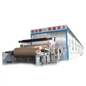 Big roll kraft paper making machine1575 mm type/waste paper recycle production line