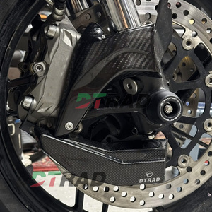 Ductos de Aire para Radiador de Caliper Delantero de Fibra de Carbono para <span class=keywords><strong>DUCATI</strong></span> MULTISTRADA <span class=keywords><strong>950</strong></span> S 2019-2021 y 1200 Enduro Touring 2015-2018, Refrigeración de Frenos - Product Image 5