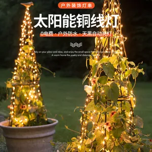 Solar String Lights Serie Outdoor Weihnachten LED-Licht für Hausgarten Party Dekorationen