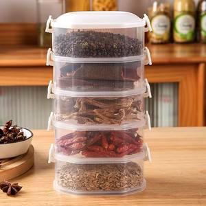 Boîte de stockage d'épices de cuisine oignon gingembre ail boîte de conservation multicouche scellage alimentaire étanche à l'humidité emballage réservoir ménage - Product Image 1