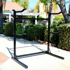 Heavy Duty Free Standing T6061 Aluminum Storage <b>Rack</b> for 3 Kayaks or Canoes - Product Image 4