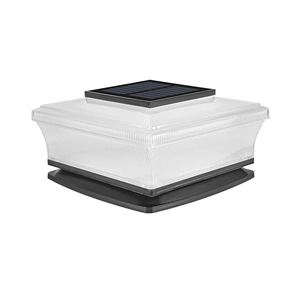 4 LED <strong>Low</strong> <strong>Voltage</strong> Outdoor Solar <strong>Post</strong> <strong>Decking</strong> Lighting Pillar <strong>Light</strong> Solar Powered Integrated LED Fence <strong>Post</strong> <strong>Cap</strong> <strong>Light</strong> - Product Image 4