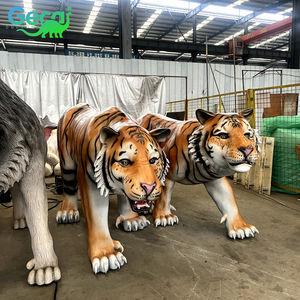 Fournisseur chinois de tigres animatroniques mécaniques en résine grandeur nature pour aires de jeux extérieures, avec contrôle automatique, certification ISO, à vendre - Product Image 6