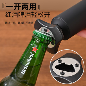 Wine Opener Multi Function Bottle Opener Black Red For Red Wine Beer Home Use - Product Image 4