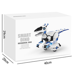 Robot dinosaurio inteligente con Control remoto para niños, juguete de dinosaurio mecánico con Control remoto y detección interactiva - Product Image 6