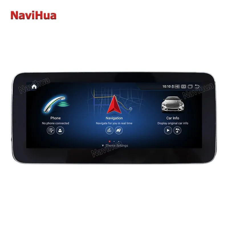 NaviHua Rádio Do Carro Da Tela Sensível Ao Toque 12.3 Polegada Android Car Stereo DVD Player GPS Multimídia para Mercedes Benz Classe C NTG5.1 5.0