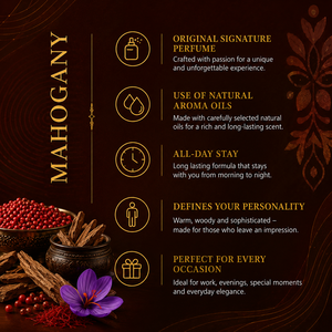 น้ำหอม Zesteq Mahogany Eau De Parfum 30 มล. น้ำหอมพรีเมียมสำหรับผู้ชาย กลิ่นหอมอบอุ่น แนววู้ดดี้ หรูหรา ติดทนนาน กลิ่นเอกลักษณ์เฉพาะตัว - Product Image 2