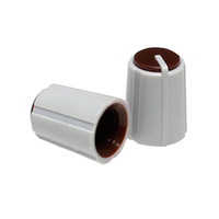 Potentiomètre de bouton de commande de volume bicolore en plastique de vente chaude